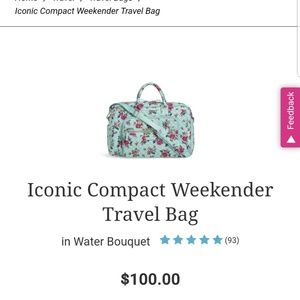 Vera bradley weekender
